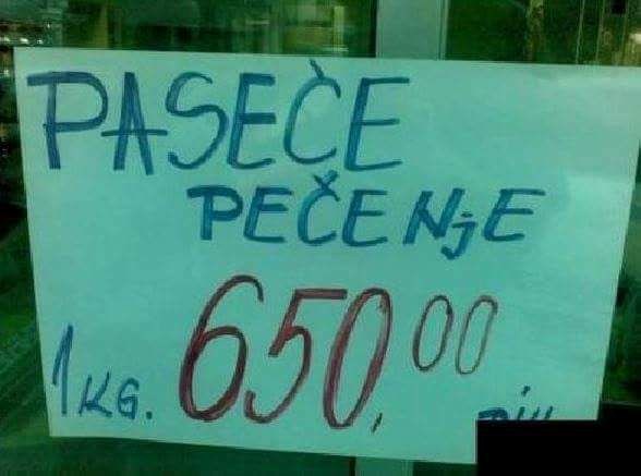 Fali jedno slovo ili je riječ o kineskom restoranu?