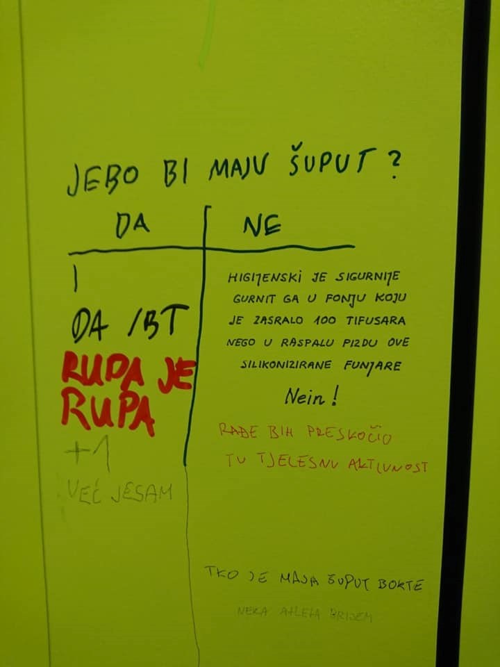 Rasprava u WC-u na filozofskom