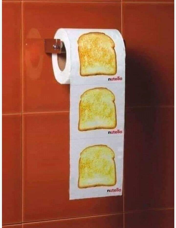 WC papir za ljubitelje Nutelle