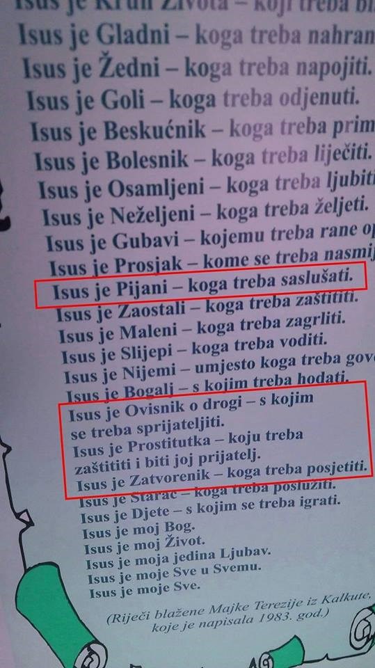 Isus je prostitutka, drogeraš, pijanac...