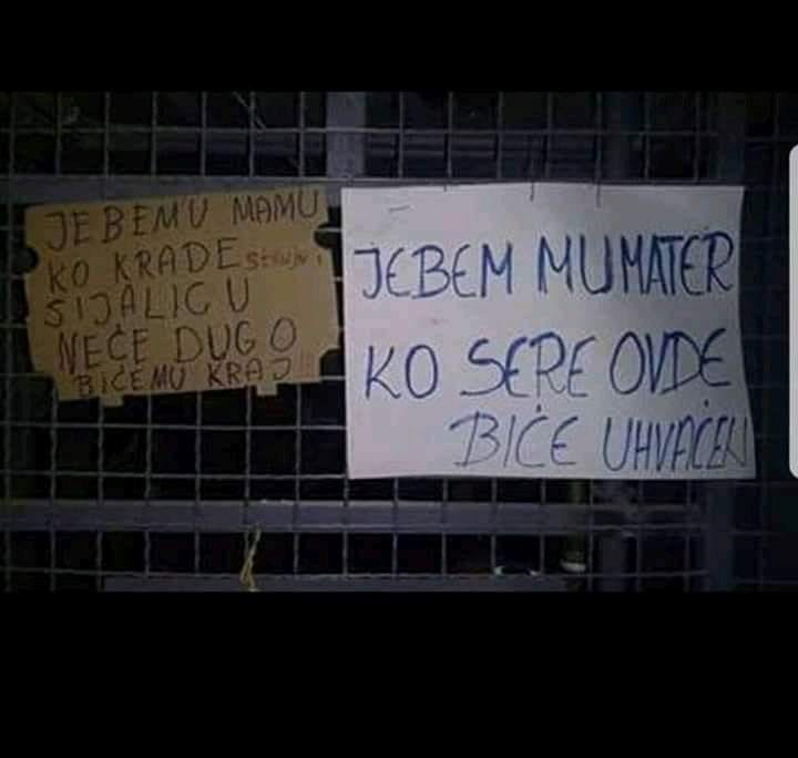 Pristojna upozorenja lopovima