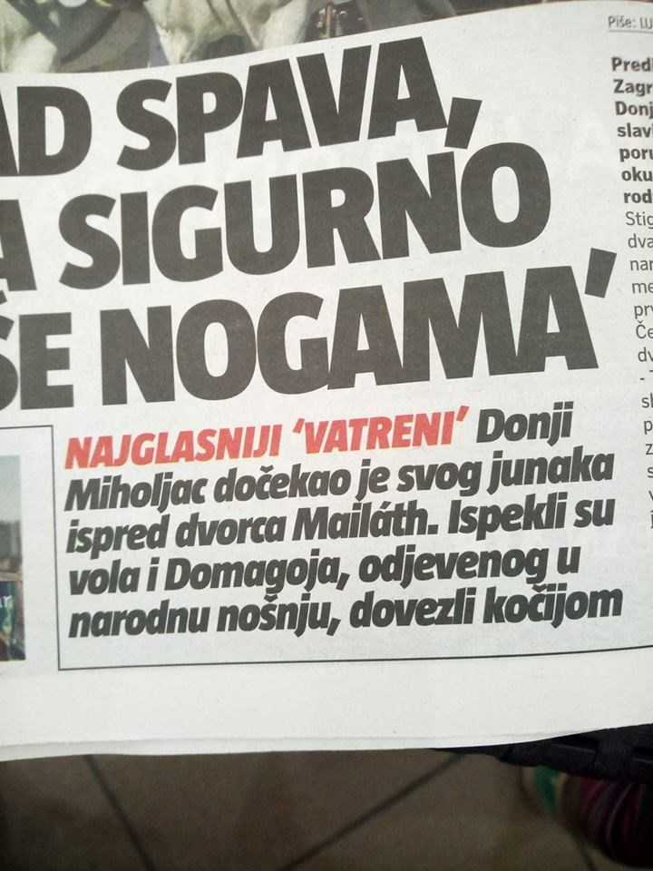 Navijači ispekli Domagoja Vidu