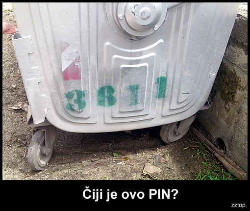 Čiji je ovo PIN?