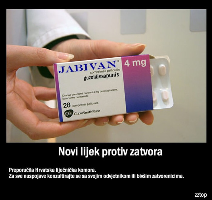 Novi lijek protiv zatvora