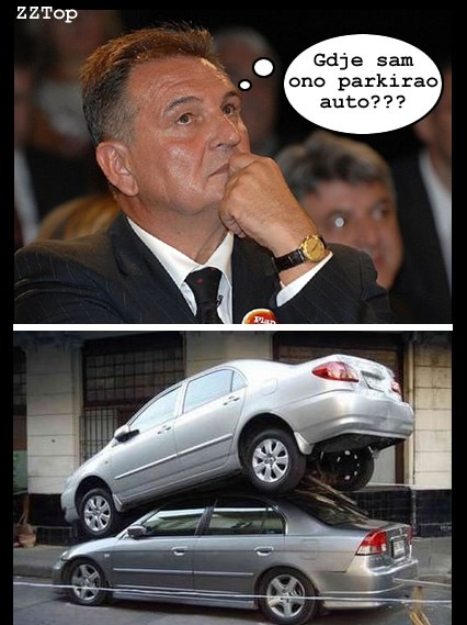 Radimir parkira auto