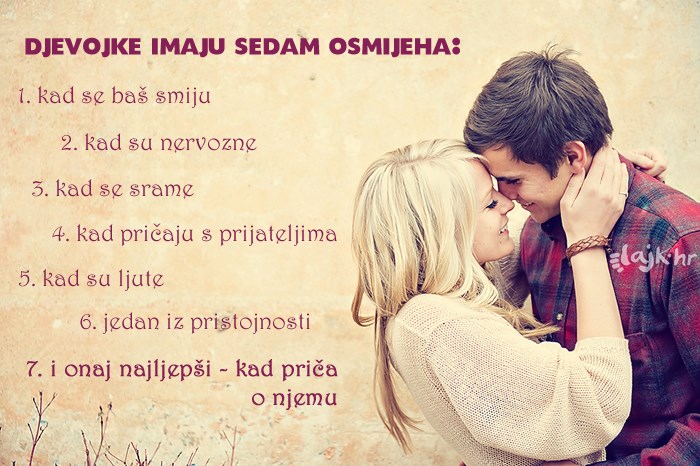 Djevojke imaju sedam osmijeha, znate li koji su?