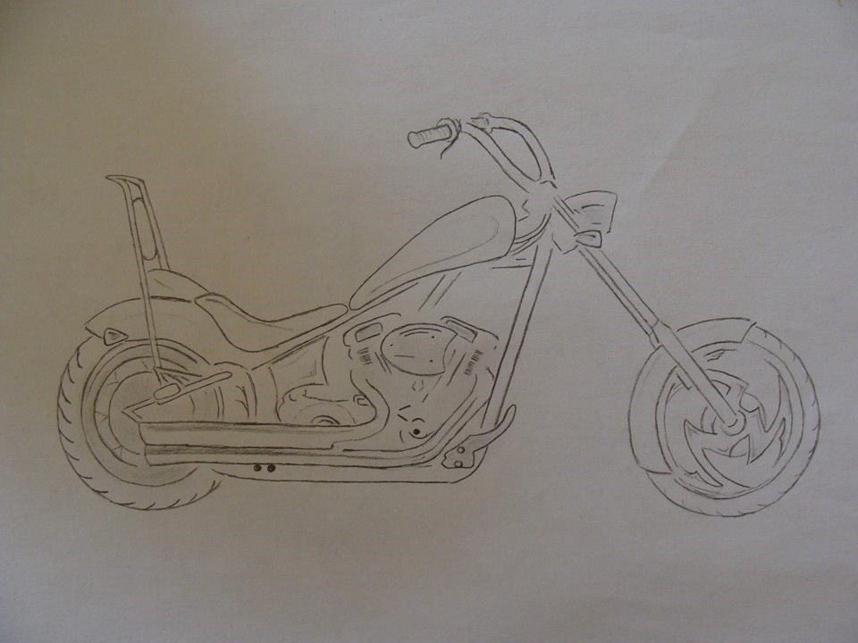 Custom bike sketch