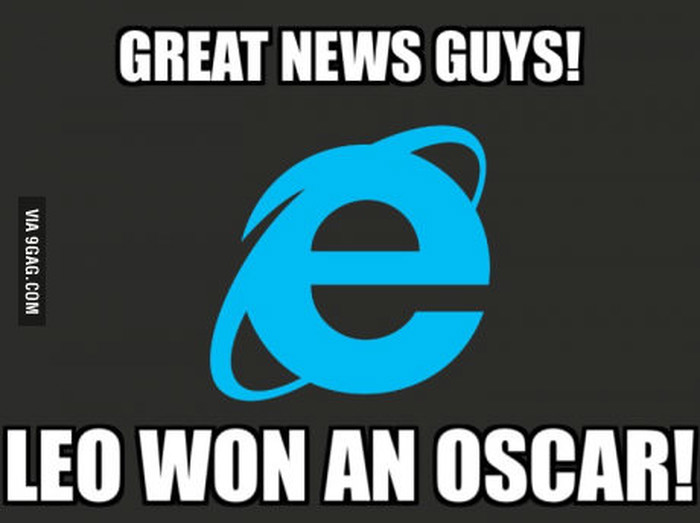 This just in.