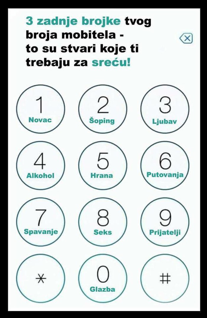 Prijatelji, hrana, spavanje. 