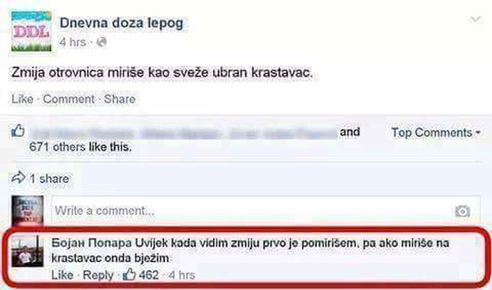 Kako prepoznati otrovnicu.