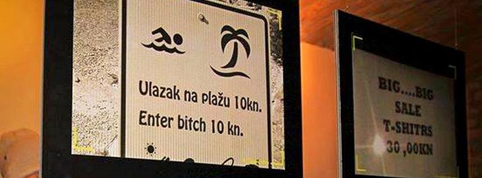 Enter bitch.