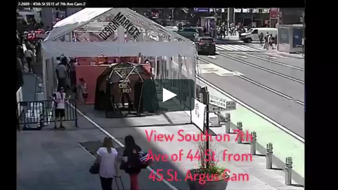 Times Square car crash....