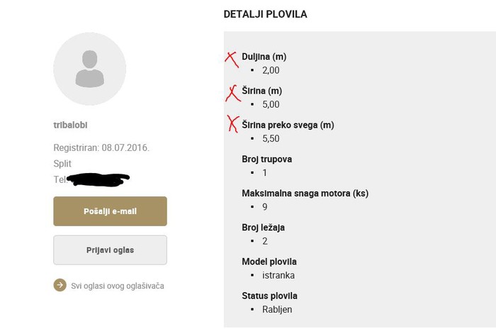 dužina - širina