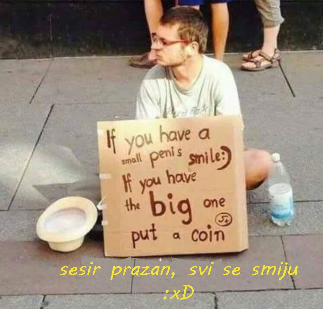 sesir prazan...:)))....