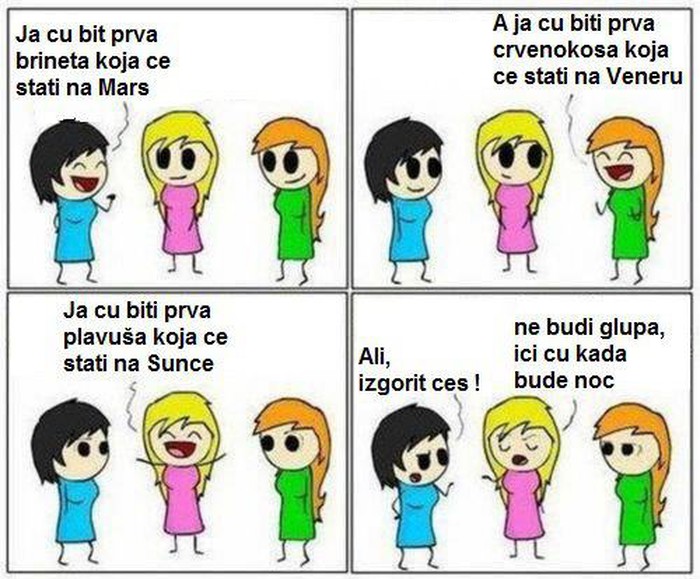 Plavuša na Suncu