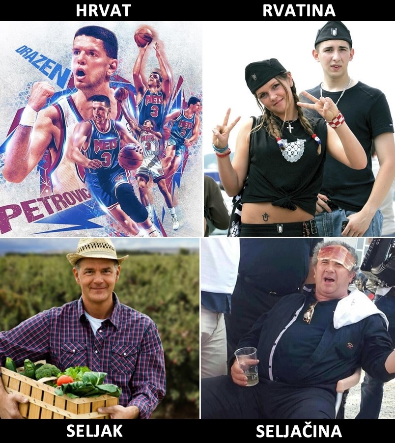 Znate li koja je razlika između Hrvata i Rvatine?