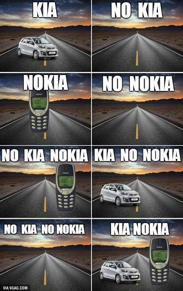 KIA, NO KIA, NOKIA, NO NOKIA...