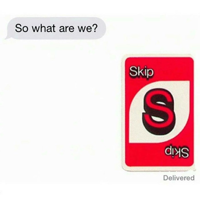 When she asks you that question.