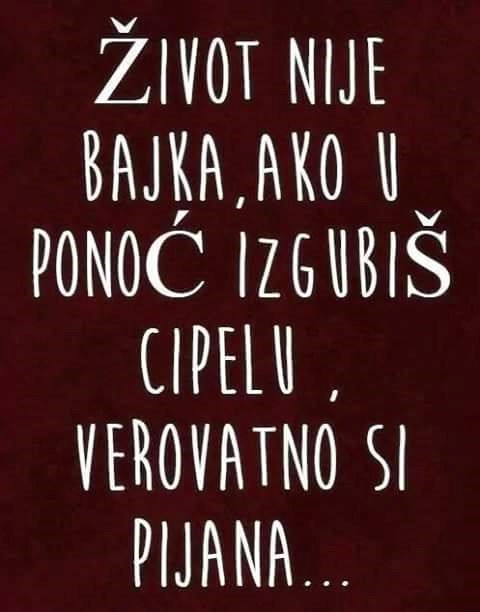 Život nije bajka....