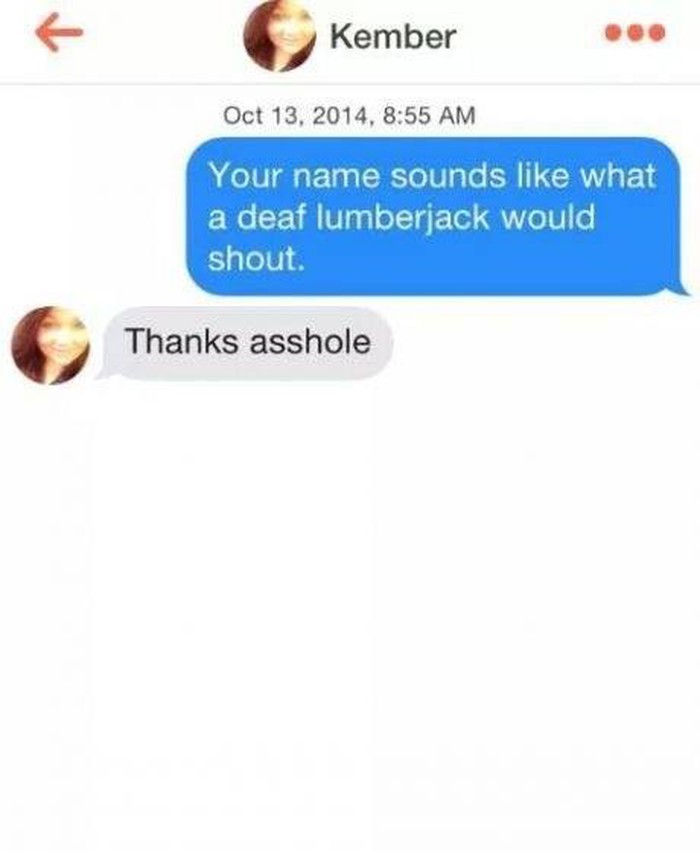 She should have applauded this guy's creativity