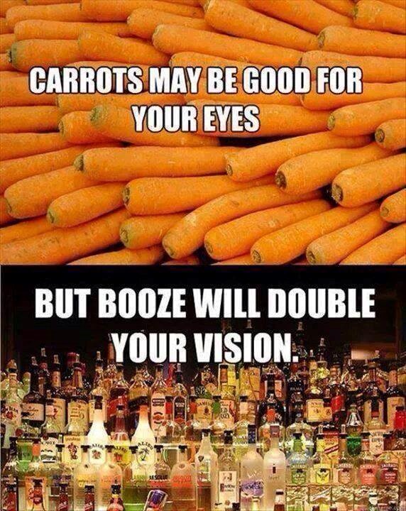 But Booze Will Double Your Vision