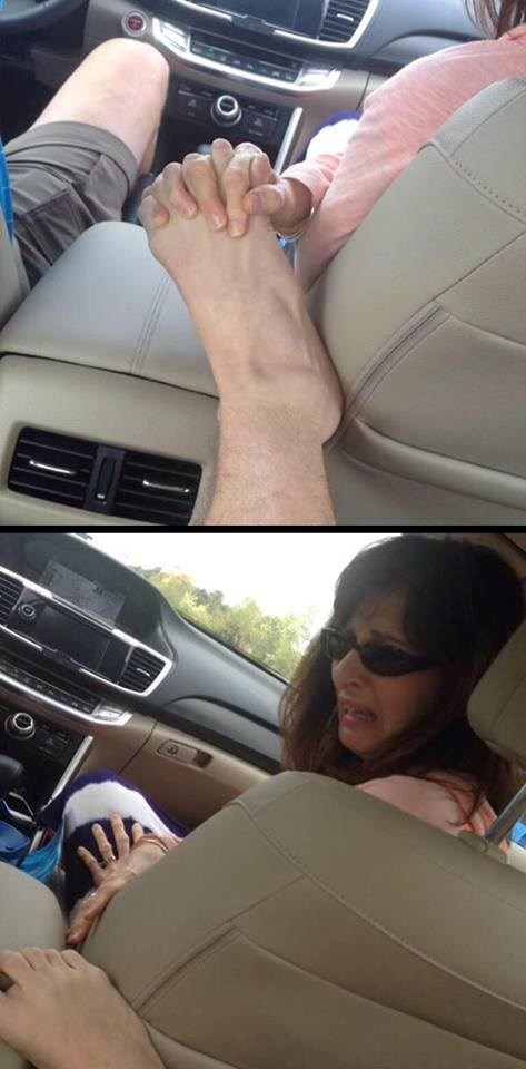 "She thought it was my hand..."