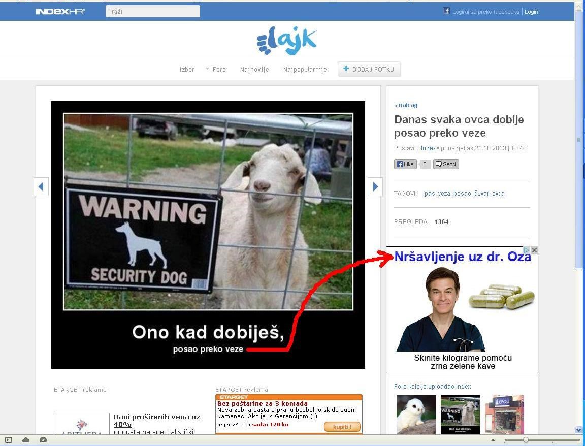 Pos'o preko štele...