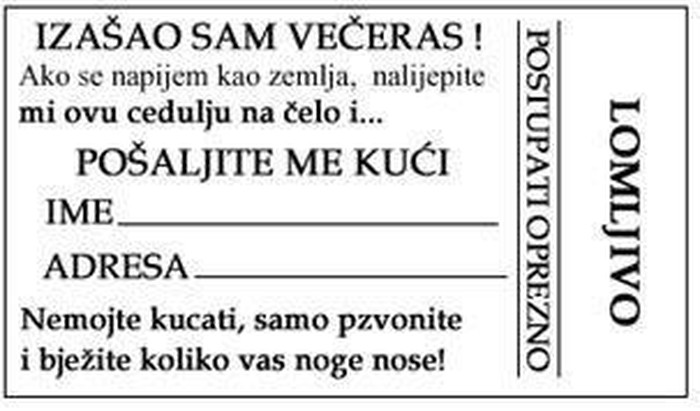 Postupati oprezno