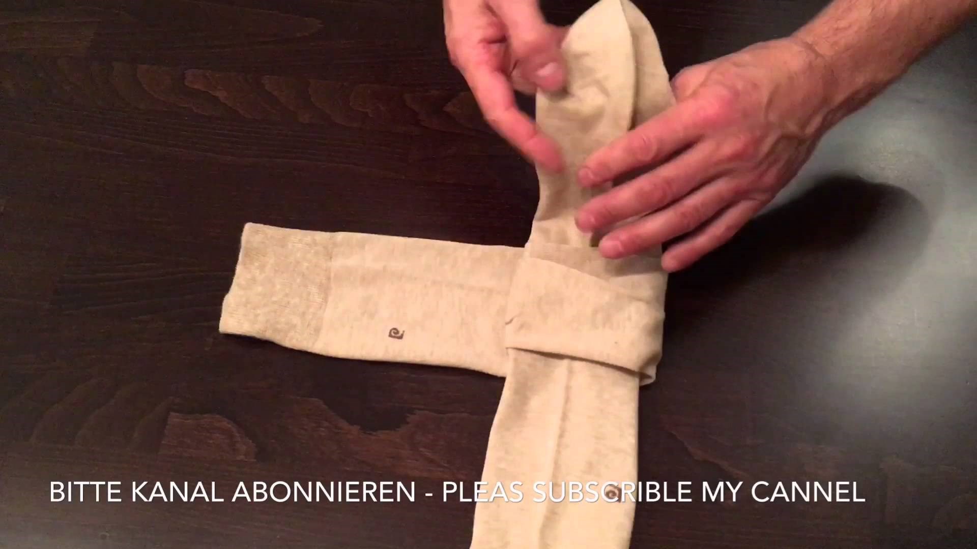 Socken richtig falten - Fold Socks