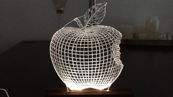 LED 3D Pleksiglas 
Lampa