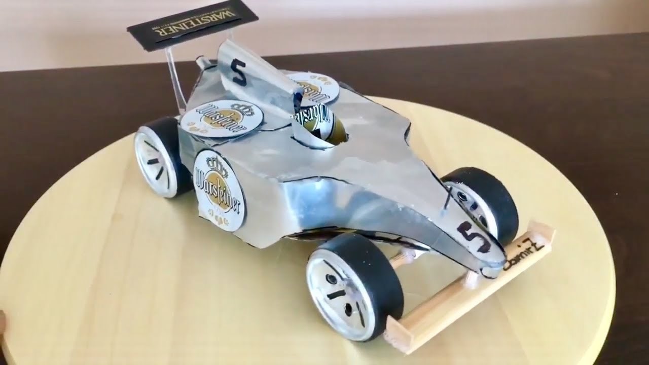 Formel 1 auto od limenke / DIY