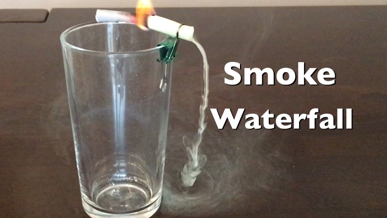 Wasserfall aus Rauch