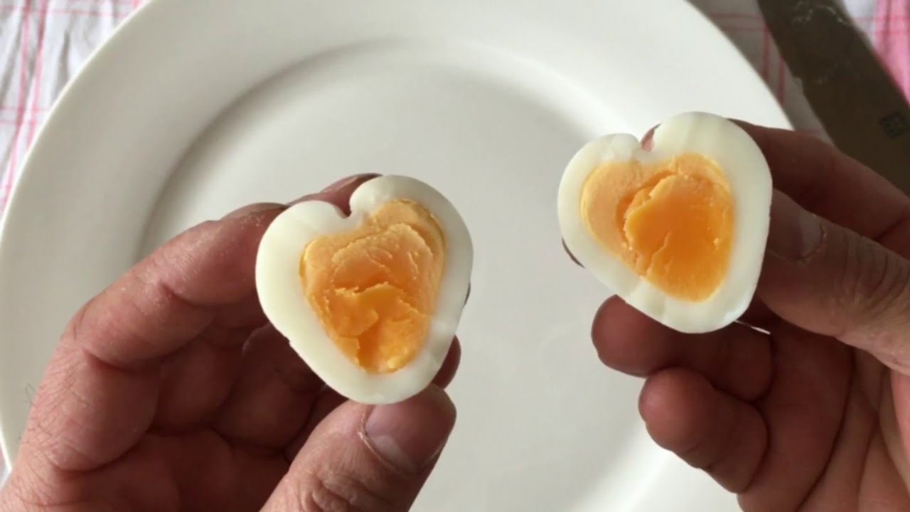 Eier in Herzform machen - Heart Egg