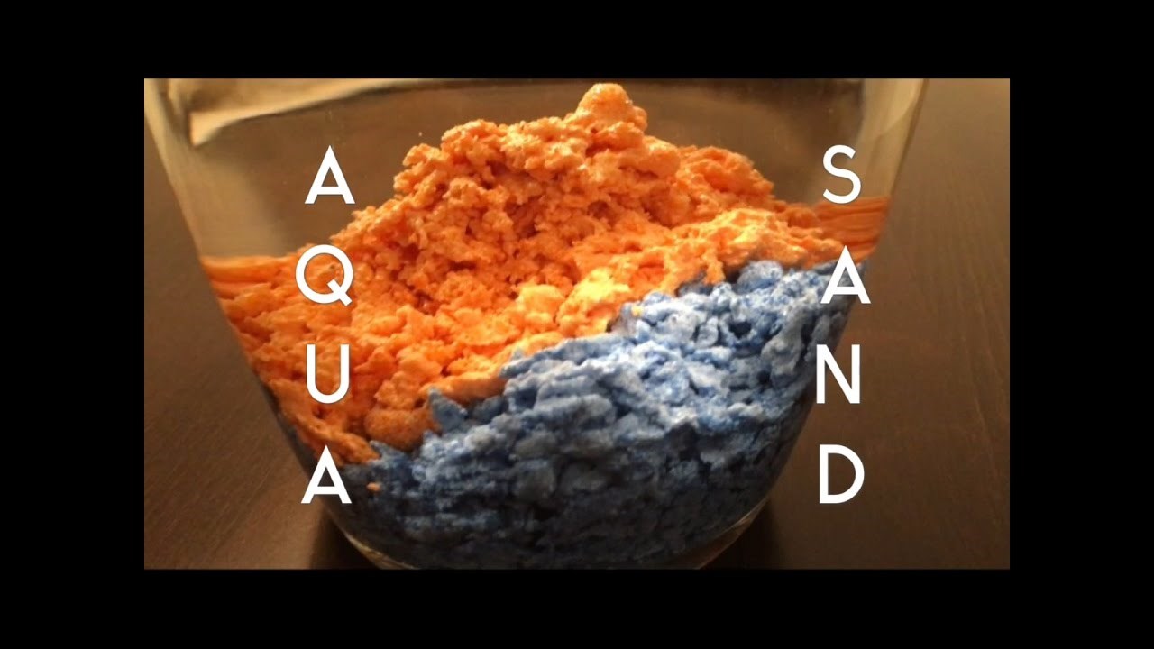 AQUA SAND, MAGIC SAND, WASSERABWEISENDEN SAND SELBER MACHEN - DIY