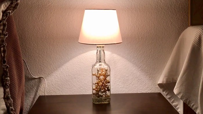 Lampa od Jack Daniels flaše / DIY