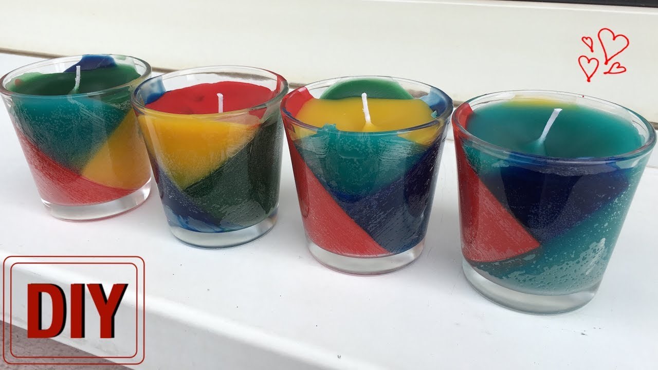 Kerzen selber machen / Kerzen gießen - DIY