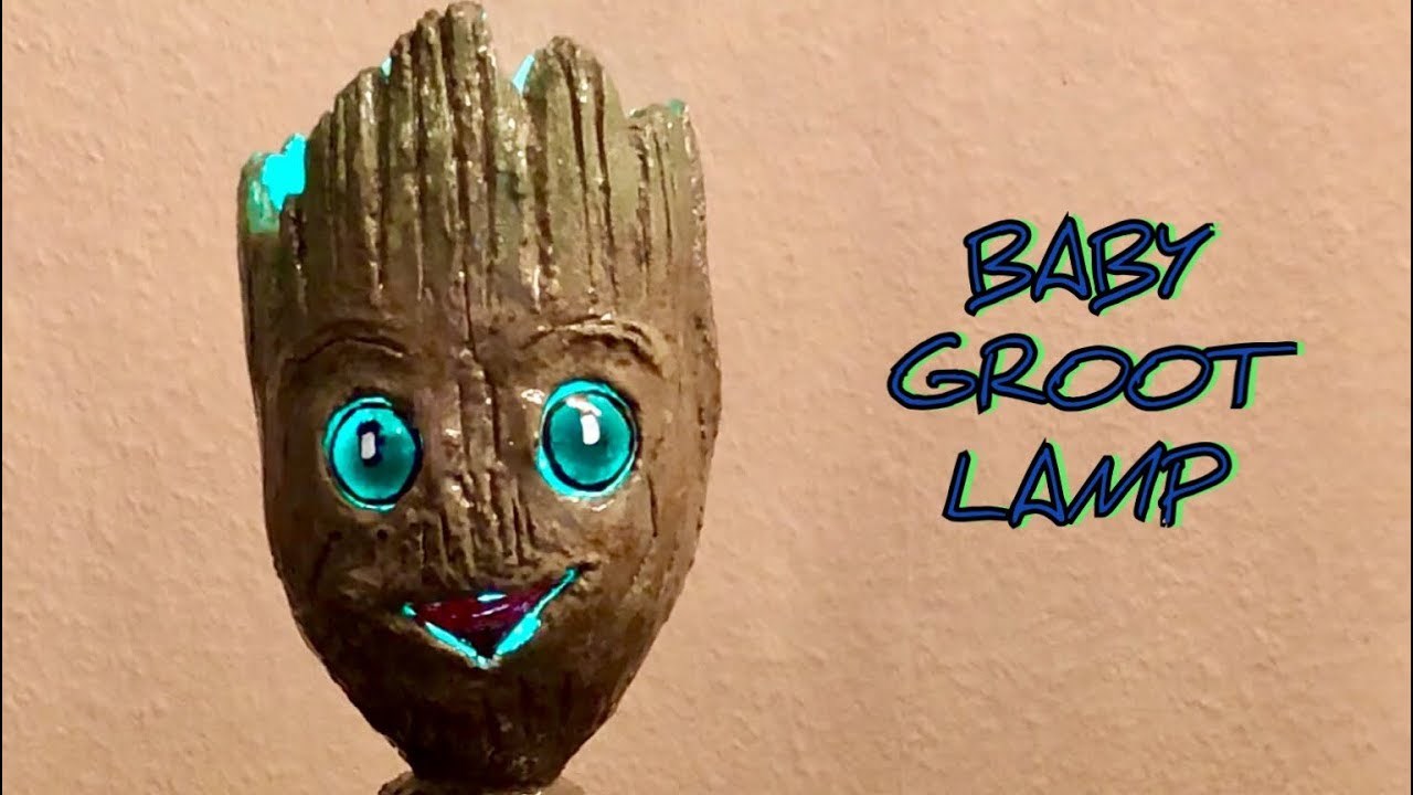DIY - Baby Groot Lampa / Guardians of the Galaxy 2