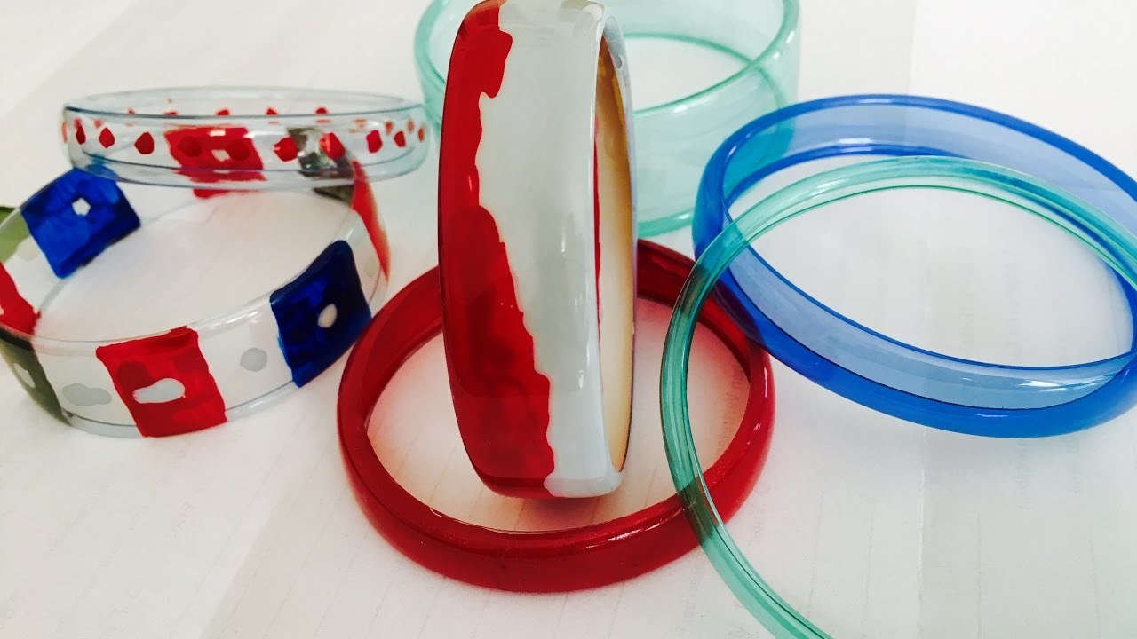 Armreifen / Armband aus PET Flaschen machen