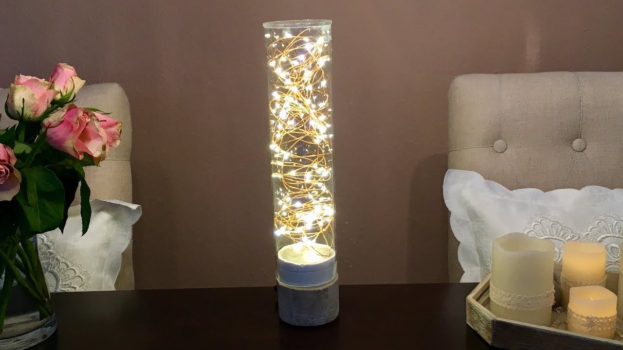 LAMPA OD BETONA - DIY