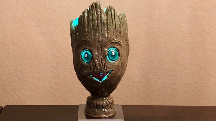 DIY - Baby Groot Lampa / Guardians of the Galaxy 2