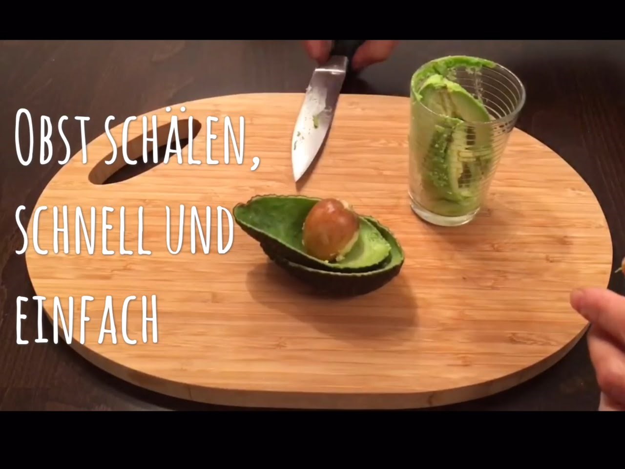 Obst schälen, schnell und einfach z.B. Avocado, Kiwi, Papaya