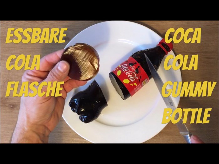 Essbare Coca Cola Flasche, Coca Cola Gummy Bottle, Easy DIY Gummy Soda Jello