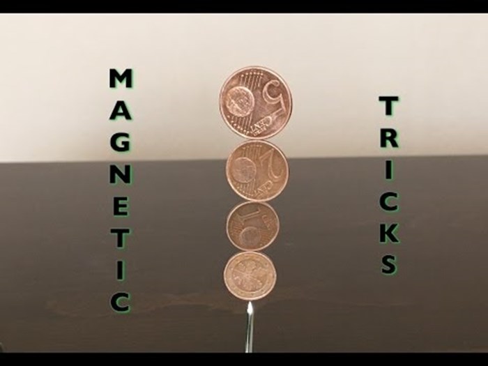 Tricks mit Magneten - Münzen schweben lassen