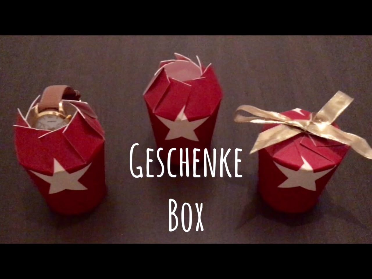 Becher Geschenkverpackung, Geschenkebox selber machen - Gift box out of paper cup - DIY