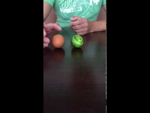 Unterschied zwischen rohen und gekochten Eiern , uncooked egg - boiled egg