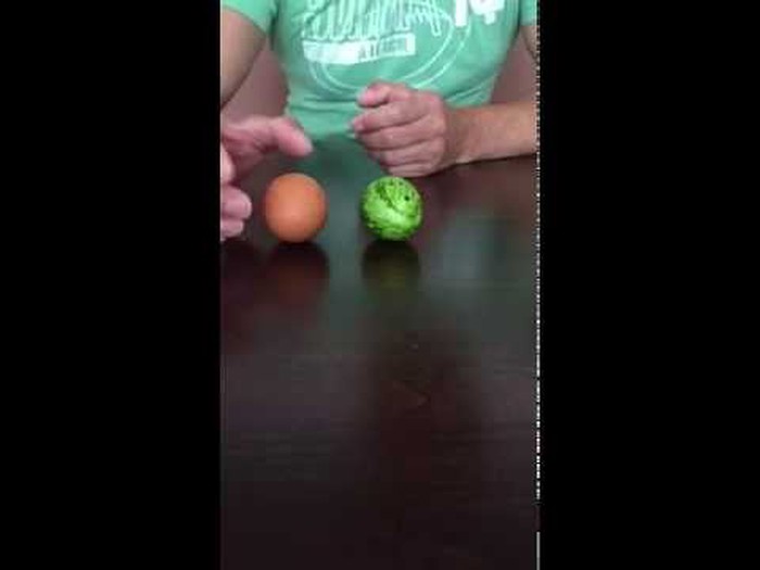 Unterschied zwischen rohen und gekochten Eiern , uncooked egg - boiled egg