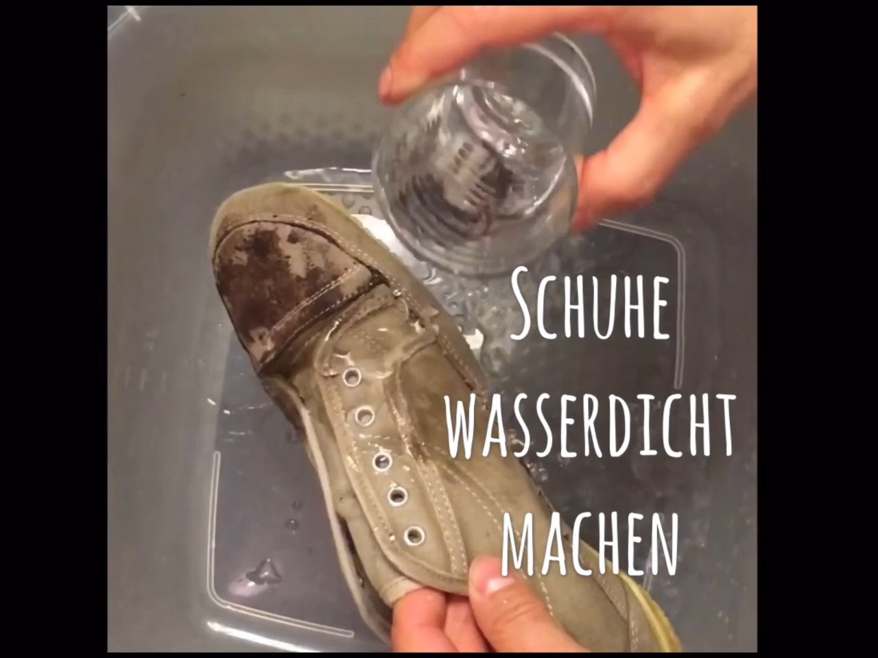 Wie mache ich Schuhe wasserdicht - wasserfest
