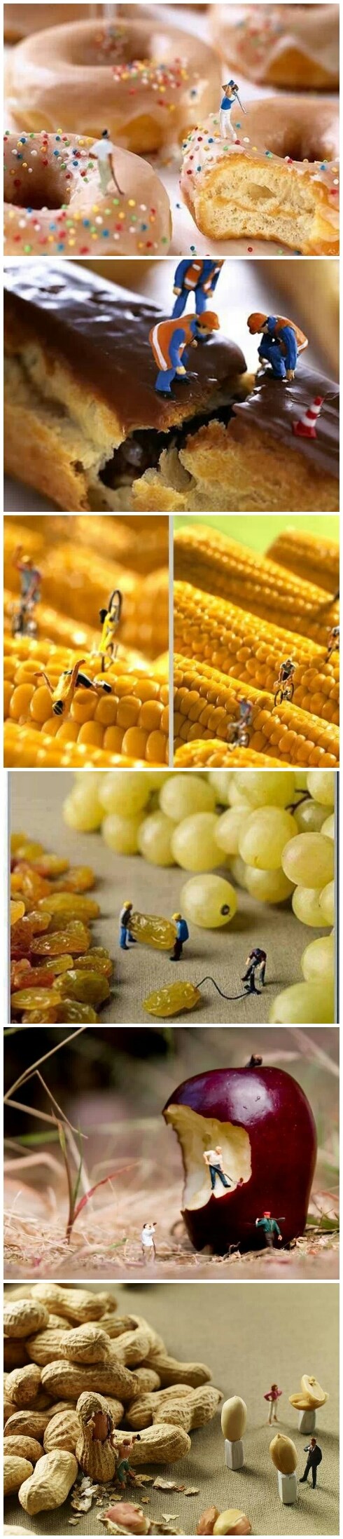 Zanimljiva igra hrane i čovječuljaka