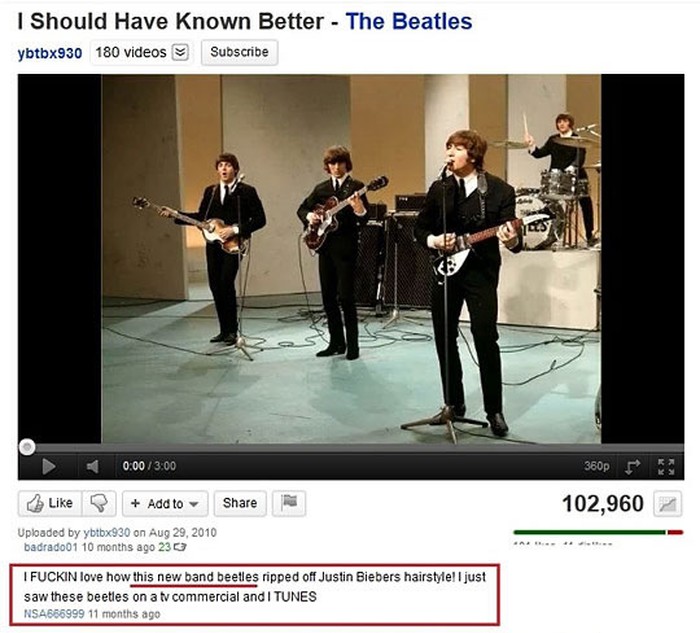 Beatlesi plagirali Biebera!