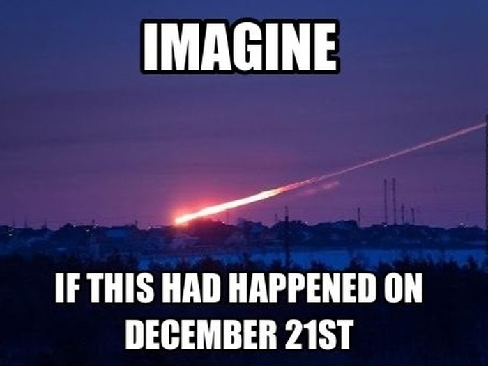 Zamisli da je meteor u Rusiju roknuo 21.12.